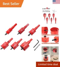 Compact & Quality Hole Saw Kit - Includes Drill, Perfect for Various Materials
