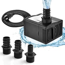 Submersible Water Pump for Aquarium Hydroponic Ultra Quiet Operation 383GPH 30W