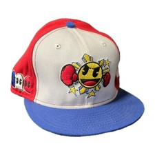 WIP Caps Pacman Manny Pacquiao Fitted Hat 7 5/8 Philippines Boxing Pac-Man Rare