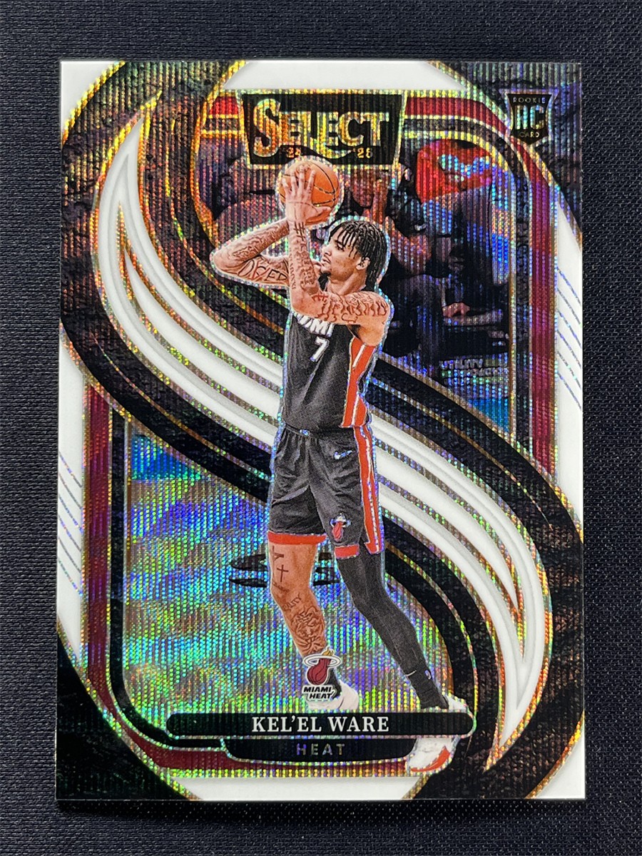 2024-25 Panini Select Kel'El Ware #191 Premier Level White Wave RC Rookie /99