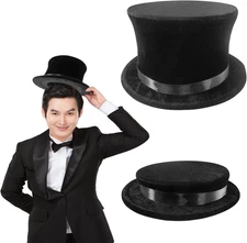 Nicky Bigs Novelties Adult Wearable Folding Collapsible Top Hat Dancers Magic Tr