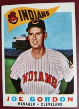 1960 Topps - Joe Gordon Cleveland Indians #216 VG+/EX