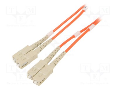 SC/UPC,beiderseitig Cablexpert OM2 1m orange LWL-Patchkabel