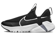 Nike Flex Plus 2 Abrasion Resistant Breathable Low top Kids' Running Shoes Black