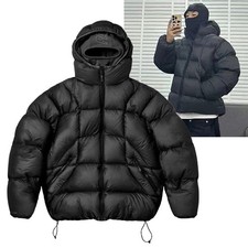 Giacca invernale impermeabile con Cappuccio Antivento Calda in Cotone Nuovo