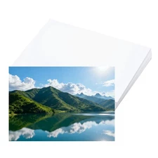 8.3"x5.8" Glossy Sticker Paper, 50 Sheets Self-Adhesive Photo Paper 150GSM