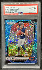 2024 Panini Prizm Caleb Williams BLUE SPARKLE /96 RC Rookie PSA 10 ***POP 3***