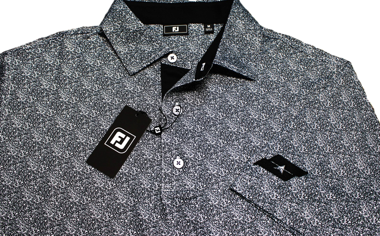 Footjoy Stretch Poly Spandex Golf Shirt--M--Wrinkle Free--Pefect!!--New!! Tags!!