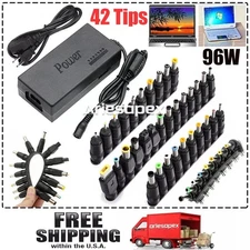 96W Universal Laptop Power Supply Charger Adapter w/ 42 Tips Notebook Charger US