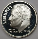 2008-S Silver Proof Roosevelt Dime
