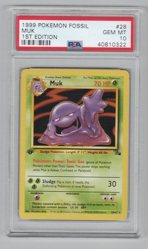 Muk (1st Edition) graded PSA 10 for sale on eBay