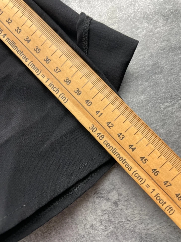 Jupe courte Elisabetta Franchi noir logo à la taille - Taille L - Photo 4/4