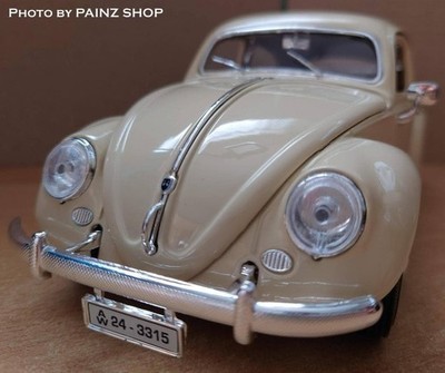 Volkswagen Beetle 1/18 Scale Beige Model Car Unused | eBay