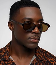 Men Women Sunglasses Small Frame Narrow Hip Hop Streetwear Hippie Party Outdoor