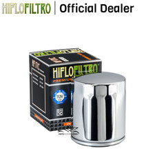 HARLEY DAVIDSON VRSCA V-ROD 2002-2015 HIFLO HF174C CHROME OIL FILTER