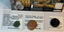 Coins of Christendom: Byzantine Foundation of Christianity Set 3 Diff Shown PD