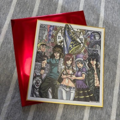 Fairy Tail Shikishi Laxus Gajeel Erza Juvia grau