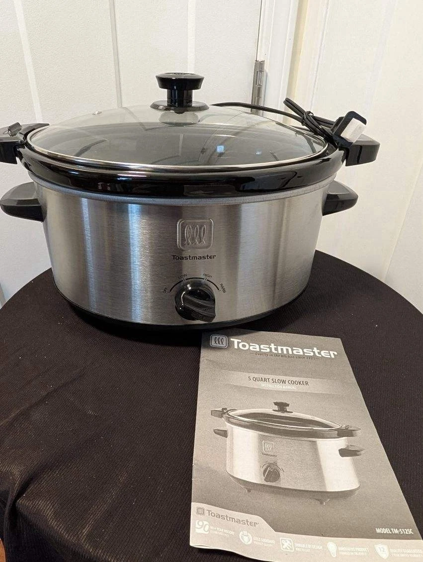 Toastmaster 5 Quart Slow Cooker Model TM-512SC