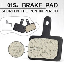 4 Pairs MTB Disc Brake Pads Resin  Semi-Metallic Quiet W/ Install Kit E-Bike