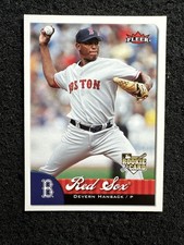DEVERN HANSACK #352 2007 Fleer Baseball Rookie Card QTY Boston Red Sox. rookie card picture