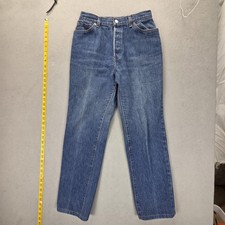 Vintage Levis 501 Jeans Womens Blue Made in USA 18501-0115 Fits 27x29