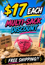Dirtbag footbag Hacky Sack - Pink and Black - 8 Panel