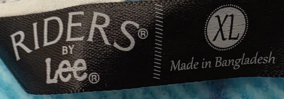 Camisa Top Blusa Riders by Lee Mujer Talla XL X Grande Botón Manga Larga Polar Foto 2 de 4