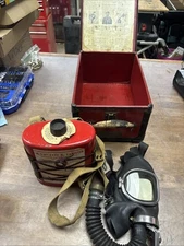 Vintage MSA Industrial Gas Mask Original Box
