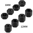 FLYXM 7mm to 12mm RC Wheel Hex Hub 6mm/12mm Thick Drive Adapters for 1/16 RC Car