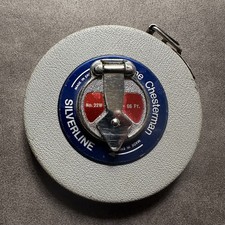 CHESTERMAN SILVERLINE STEEL 66FT TAPE MEASURE MEASURING TOOL MADE IN ENGLAND