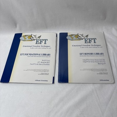 EFT Emotional Freedom Techniques DVD Sets - 1 unopened - NEW, 1 opened & unused