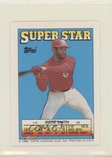 1988 Super Star Sticker Backs Ozzie Smith Terry Pendleton Gary Ward #12 HOF 7j0