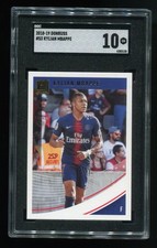 Kylian Mbappe 2018 Panini Donruss Rookie Card RC #53 SGC 10 Real Madrid Soccer. rookie card picture