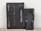 Sony Walkman WM-501 Black Cassette Player with Charger UNTESTED FOR PARTS REPAIR