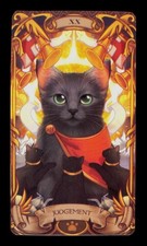 XX-Judgement Nine Lives Cat Jade Oasis Tarot Card Single