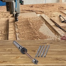 Kit mandrin tournant stylo tour à bois 8 pièces avec foret et outils d'install