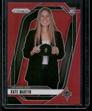 2024 Panini Prizm WNBA #148 Kate Martin Red Prizms #/299