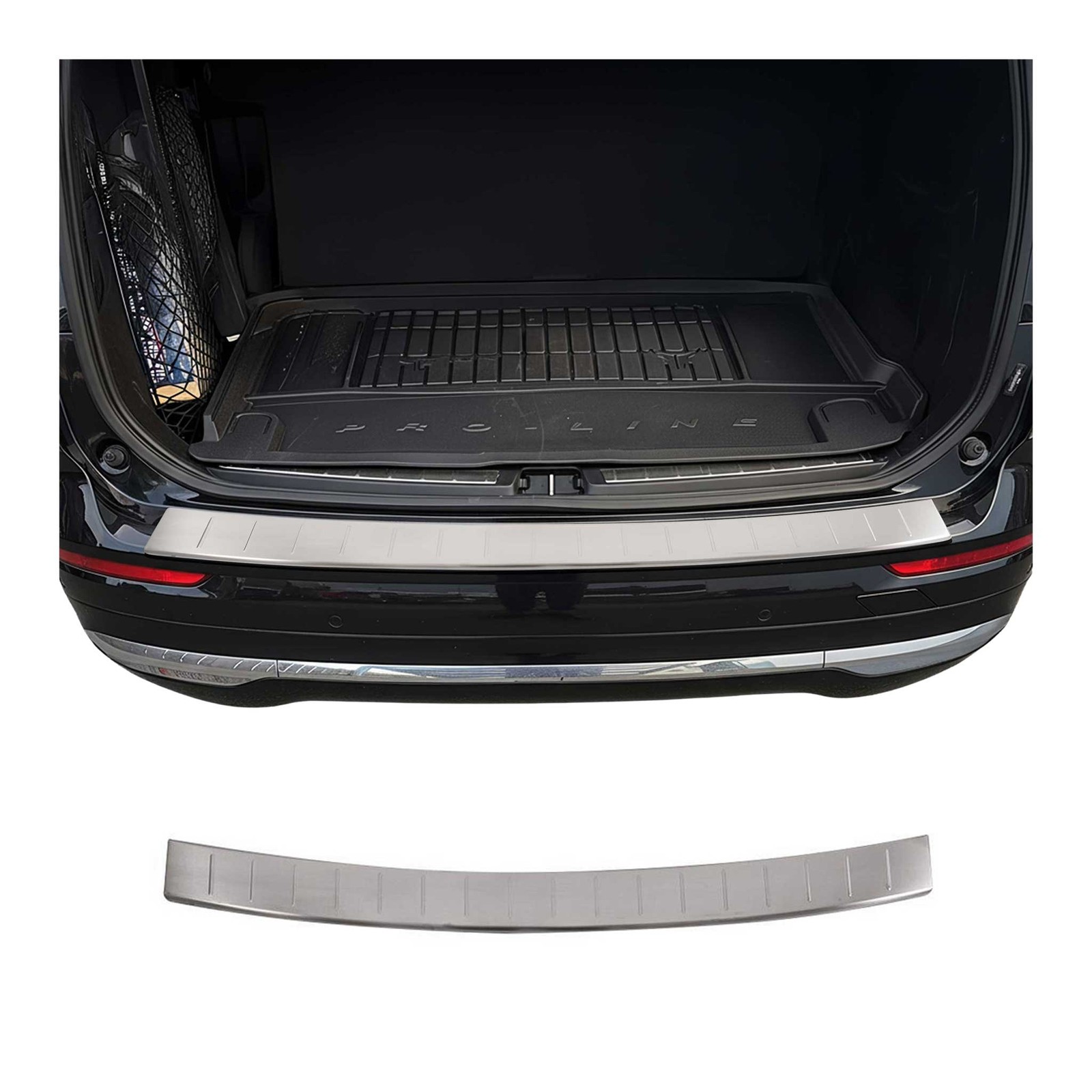 Protection pare-chocs Volvo XC60 II en inox brossé haut de gamme par OMAC