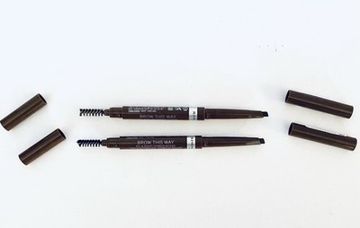 Lot of 2 Rimmel Brow This Way Fill & Sculpt Eyebrow Definer, 002 Medium Brown