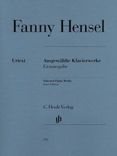 Fanny Hensel Selected Piano Works Henle Urtext Advanced Sheet Music Book