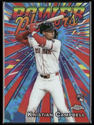 #ad #ad 2025 Topps Chrome Update #PP 27 Kristian Campbell Power Players $2.99