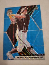 2021 Mosaic Jake Cronenworth RC Rookie Card Fluorescent Blue /15 Padres