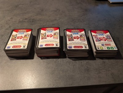 Pokemon Code Karten - Online TCG - ca.447 Stück - Unbenutzt - Verschiedene Sets