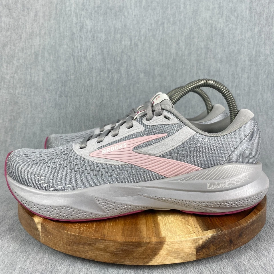 Brooks Adrenaline GTS 24 Shoes Womens Size 9 2A Narrow Gray Sneakers Running - Image 4 of 4