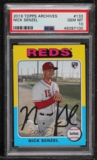 2019 Topps Archives 1975 Design Nick Senzel #133 PSA 10 GEM MT 1c0s