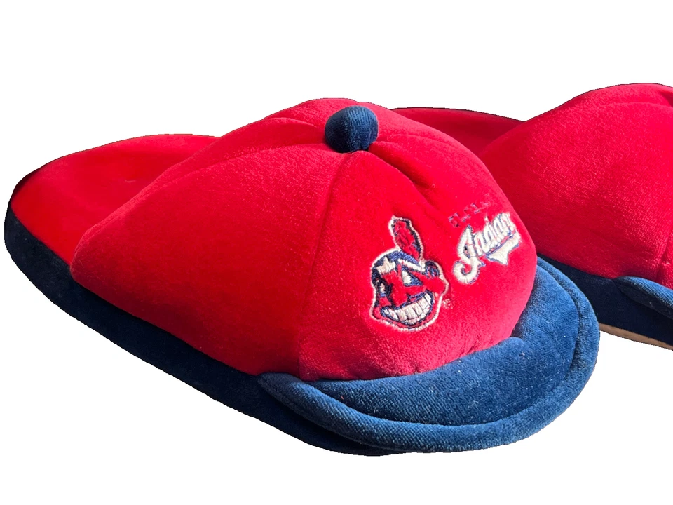 ULTRA RARO De colección Cleveland Indians Chief Wahoo Gorra de Béisbol Zapatillas Wo Talla 6-7 Foto 4 de 4