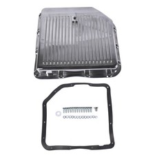 Finned Transmission Pan For Chevy Gm Turbo 350 Th350 Stock Capacity 2-14 Depth