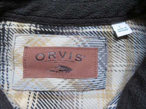 ORVIS Mens Flannel Shirt Size Large Multicoloured Check Cotton - Bild 2 von 10