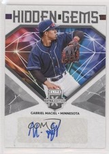 2019 Panini Elite Extra Edition Hidden Gems Black Gabriel Maciel Auto 0n40