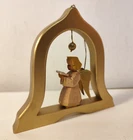 Schumann Wagner Grünhainichen Erzgebirge Angel With Music Sheet Bell Pendant
